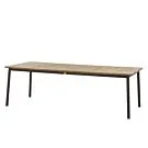 Apple Bee | Tuintafel Milou 240 x 100 cm | Teak-Black