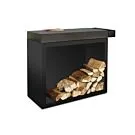 OFYR | Butcher Block Storage 90 Black | Donker Grijs Keramiek