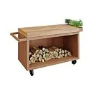 OFYR | Mise en Place Table Corten 135 PRO | Teak Wood