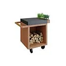 OFYR | Mise en Place Table Corten 65 PRO | Ceramic Dark Grey