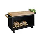 OFYR | Mise en Place Table Black 135 PRO | Teak Wood