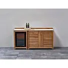 Passion Grills | Buitenkeuken Module Milano | Opstelling 06 | Albastro Cream