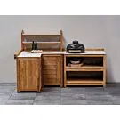 Passion Grills | Buitenkeuken Module Milano | Opstelling 21 | Albastro Cream