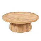 4 Seasons Outdoor | Koffietafel Pablo Teak Ø 80 x 30(h) cm
