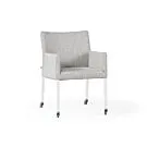 SUNS | Tuinstoel Penna | MW | Soft Grey Mixed Weave