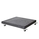 Platinum | Parasolvoet Modena Graniet met Wielen | 90 kg