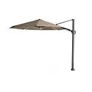 Platinum | Zweefparasol Challenger T² Glow Ø350 cm | Taupe