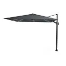 Platinum | Zweefparasol Challenger T² Glow 300 x 300 cm | Antraciet