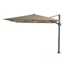 Platinum | Zweefparasol Challenger T² Glow 300 x 300 cm | Taupe