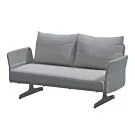 4 Seasons Outdoor | Loungebank Play Panel 2-zits | Frost Grey
