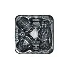 Spa Solace | Pearl Shadow with GREY/oak trim