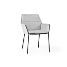 SUNS | Tuinstoel Punta | MRG | CS | Soft Grey Mixed Weave