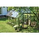 Royal Well | Qube 128 Tuinkas | Veiligheidsglas 3 mm | Zwart