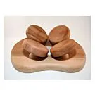 Halu | Ergonomische Hoofdsteun Rond | Red Cedar