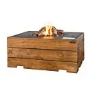 Happy Cocooning | Terrashaard Rechthoek | Teakhout Antraciet