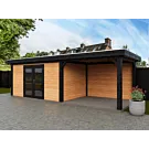 Fonteyn | Tuinhuis Rosalie met Overkapping 700 x 250 Exclusief