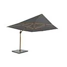 4 Seasons Outdoor | Parasol Hacienda 300 x 400 cm | Houtlook-Charcoal