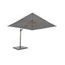4 Seasons Outdoor | Parasol Siesta Premium 300 x 300 cm | Houtlook-Charcoal