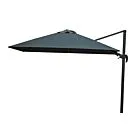 Zweefparasol 300 x 300 cm Shadow LED - Antraciet/Faded Black - Fonteyn Collectie