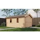 Lugarde Select | Tuinhuis Opheusden met Garagedeur 350 x 500 | Onbehandeld