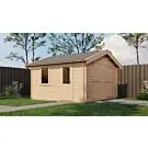 Lugarde Select | Tuinhuis Maurik met Garagedeur 400 x 400 | Onbehandeld