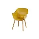 Hartman | Tuinstoel Sophie met Armleuningen Teak | Curry Yellow