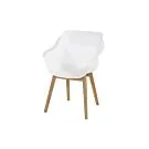 Hartman | Tuinstoel Sophie met Armleuningen Teak | Royal White