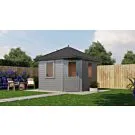 Lugarde Select Prima tuinhuis Maastricht 300x300cm - RAL 7037