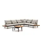SUNS | Loungeset Tondo 02 | MRG | Soft Grey Mixed Weave