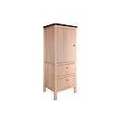 Trendhout | Buitenkeuken Buffet Module H | Hoge Koelkast Kast