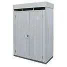 Fonteyn | Palladium Tuinkast Dubbele Deur 152 x 61 cm | Zilver