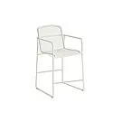 Borek | Tuinstoel Mira Hoog | Wit-Taupe