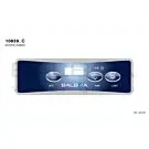 Balboa | Top Side Panel VL401 - Jets, Jets, Temp, Light