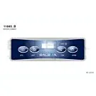 Balboa | Top Side Panel VL401 - Jets, Light, Cool, Warm
