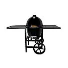 Goldens' Cast Iron | Kamado met Zijtafels | 20.5" | Zwart