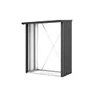 Biohort | Houtopslag Woodstock 150 | Donkergrijs-Metallic