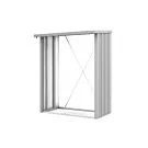 Biohort | Houtopslag Woodstock 150 | Kwartsgrijs-Metallic