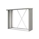 Biohort | Houtopslag Woodstock 230 | Kwartsgrijs-Metallic