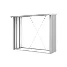 Biohort | Houtopslag Woodstock 230 | Zilver-Metallic