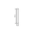 Harvia | Kachelpijp 100 cm - Ø115 mm RVS
