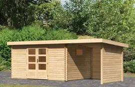 Woodfeeling | Tuinhuis Trittau 5 met Overkapping 2,2 Zij- en Achterwand
