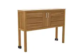 Passion Grills | Buitenkeuken Onderdeel | Milano Opzetkast | 120 x 29 cm | Albastro Cream