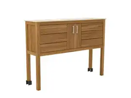 Passion Grills | Buitenkeuken Onderdeel | Milano Opzetkast | 120 x 29 cm | Albastro Cream