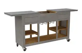Passion Grills | Buitenkeuken Module Kerafina | Bar Eiland met Wielen