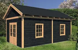 Tuindeco | Overkapping Hamar XL | Type 4 | Zwarte Wanden