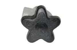 Passion | On/Off Turn Valve - 1 S x 1" S, Star Handle, Black"