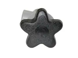 Passion | On/Off Turn Valve - 1 S x 1" S, Star Handle, Black"