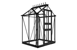 Royal Well | Tuinkas Birdlip 44 | Veiligheidsglas 3 mm | Zwart