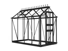 Royal Well | Tuinkas Birdlip 84 | Veiligheidsglas 3 mm | Zwart