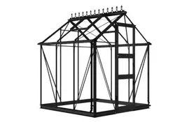 Royal Well | Tuinkas Burford 66 | Veiligheidsglas 3 mm | Zwart